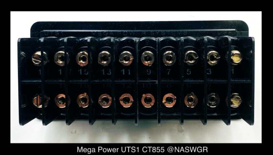 Mega Power Systems UTS1, CT855 Universal Test Switch - 10 Pole - Unused