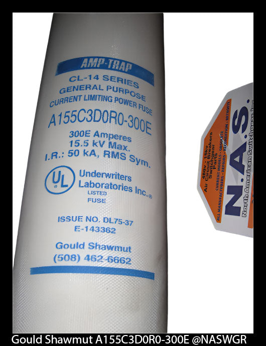 A155C3D0R0-300E , Gould Shawmut Fuse PN: A155C3D0R0-300E