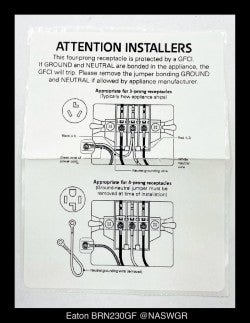 Eaton BRN230GF Ground Fault Circuit Breaker - 30 Amp - Unused - Lot of 5