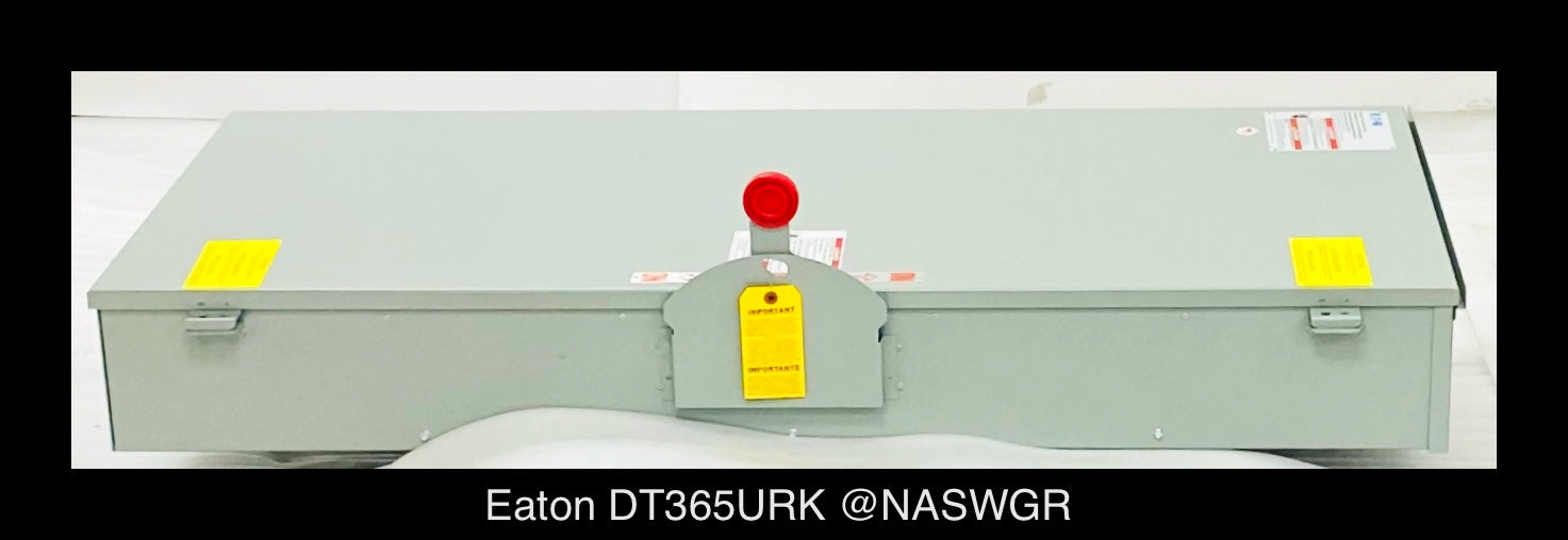 Eaton DT365URK Heavy Duty Safety Switch - 400A/600V/3P3W/N3R - Unused