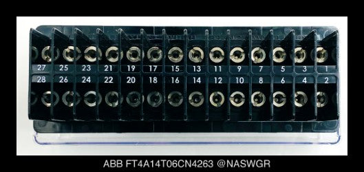 ABB FT-14, FT4A14T06CN4263 Flexitest Test Switch - 14 Pole - Unused