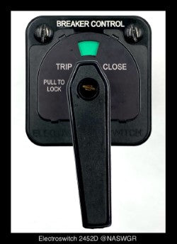 Electroswitch 2452D Series 24 Circuit Breaker Control Rotary Switch - Unused