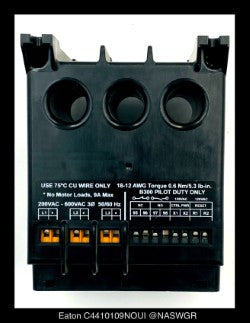 Eaton C4410109NOUI Motor Insight Overload Monitoring Relay -  1–9 A, 120vAC