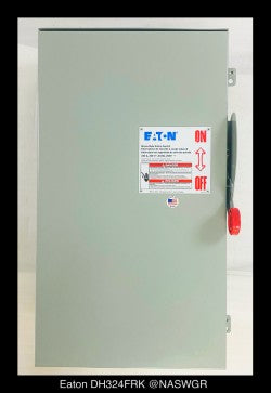 Eaton DH324FRK Heavy Duty Safety Switch - 200A/240V/3P/N3R - Unused
