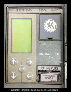 GE PowerBreak II SSF30G330 Breaker (M/O,B/I) - 3000 Amp