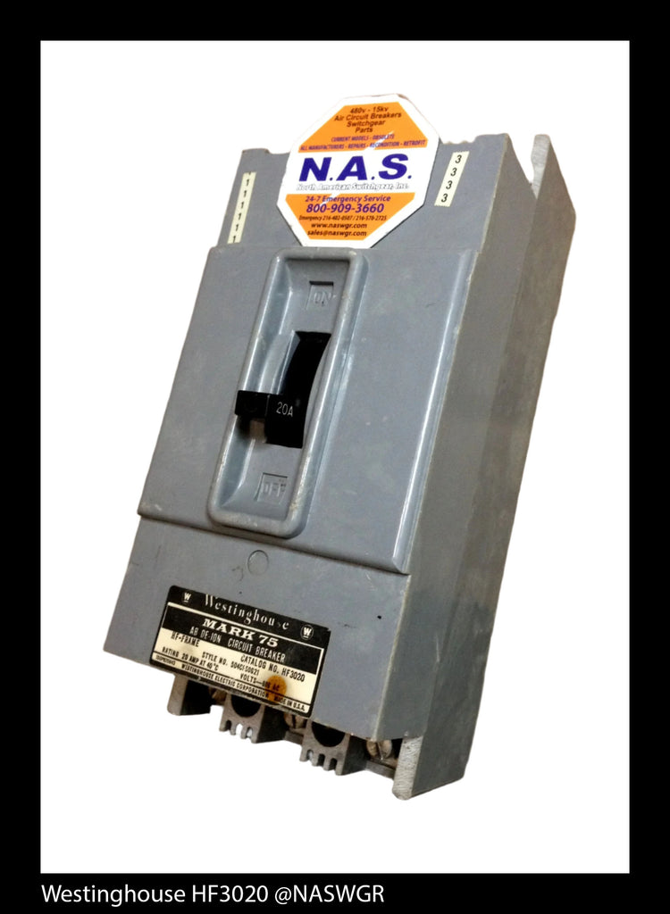 Westinghouse HF3020 Circuit Breaker - 20 Amp