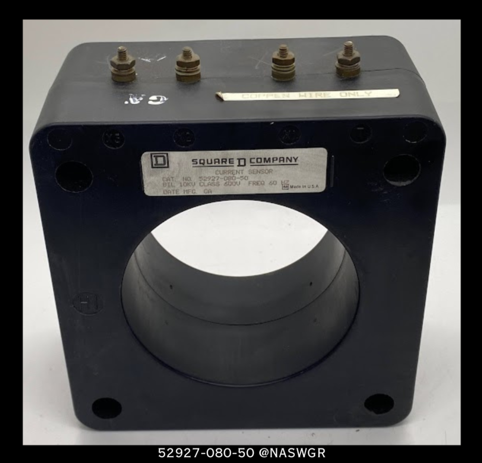Square D 52927-080-50 Current Sensor Transformer
