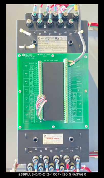 General Electric 269Plus-D/O-212-100P-120 Motor Management Relay
