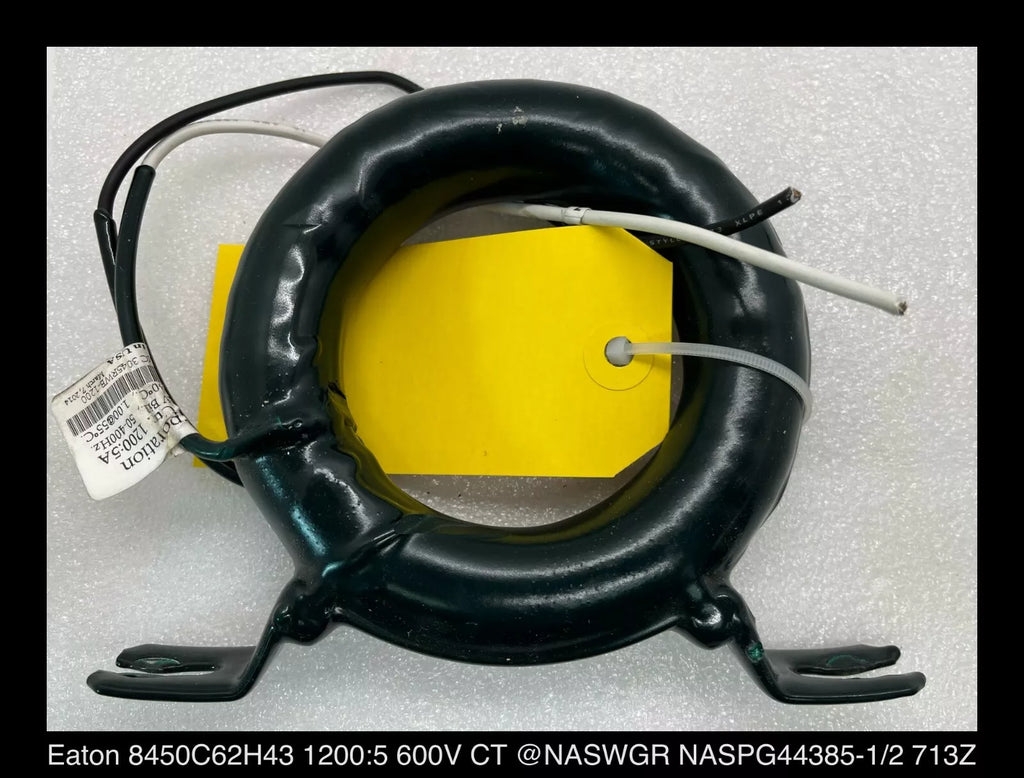 Eaton 8450C62H43 1200:5A Current Transformer - 600V Surplus