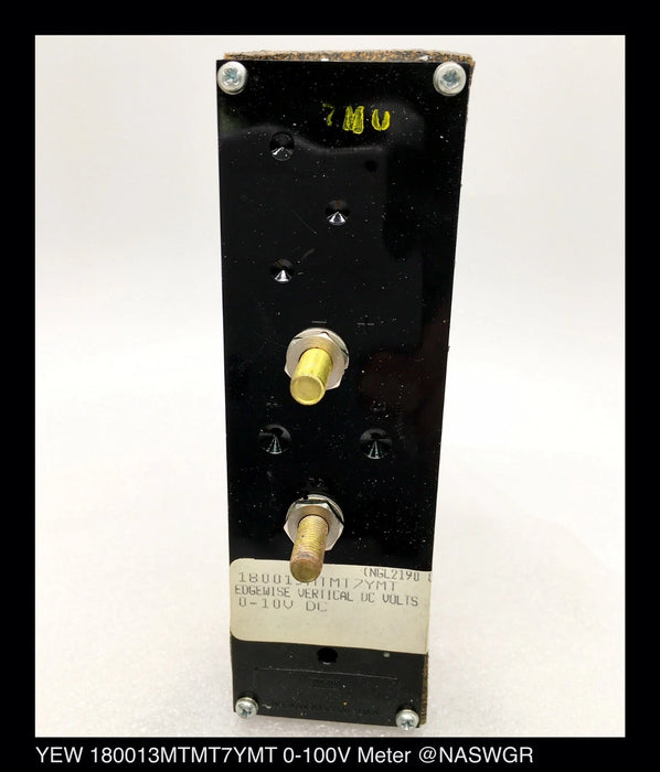 YEW 180013MTMT7YMT - 4" Vertical Panel Meter - 0-100V, DC - 0-1500 PSIG Scale