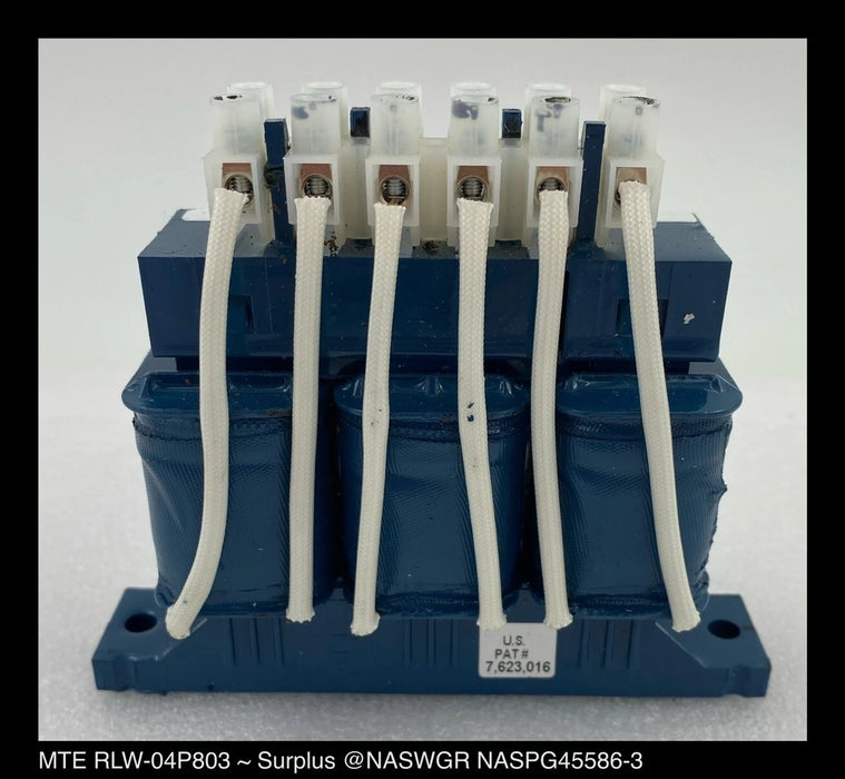 MTE Corp. RLW-04P803 Line Reactor 4.8A, 4.800mH, 3Ph, Open