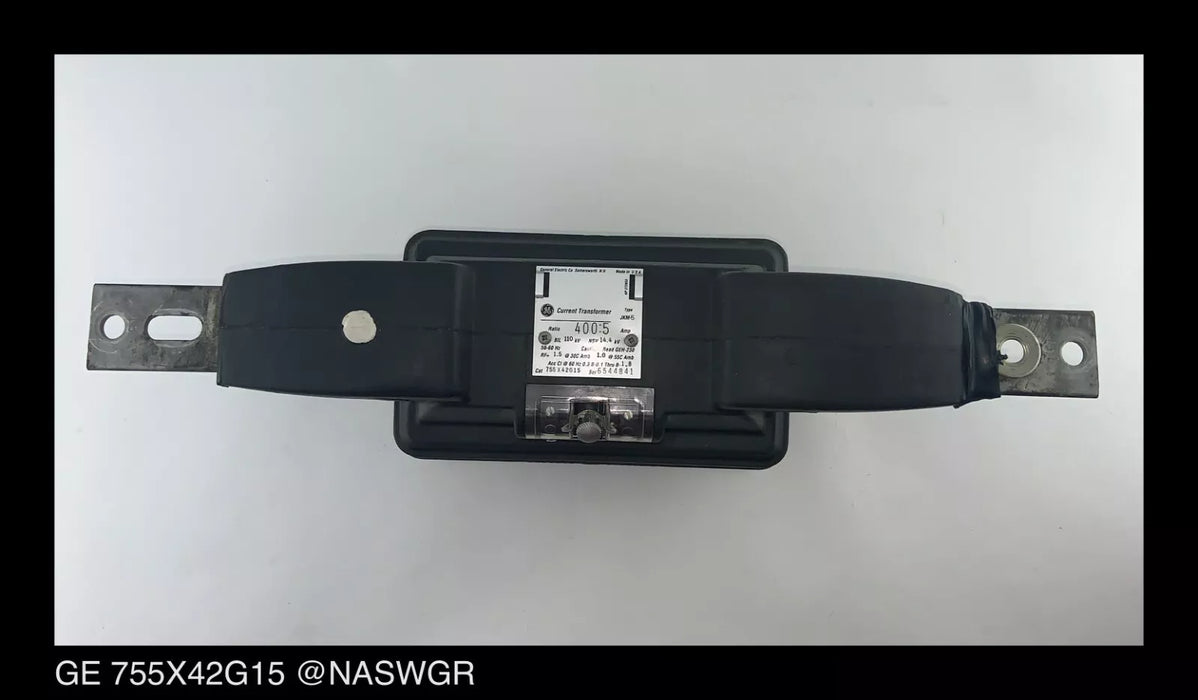 General Electric JKM-5, 755X42G15 Current Transform - 400:5 Amp