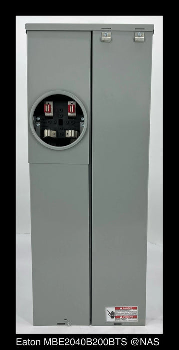 Eaton MBE2040B200BTS Meter Breaker EUSERC Type BR - 200A-120/240V - Unused