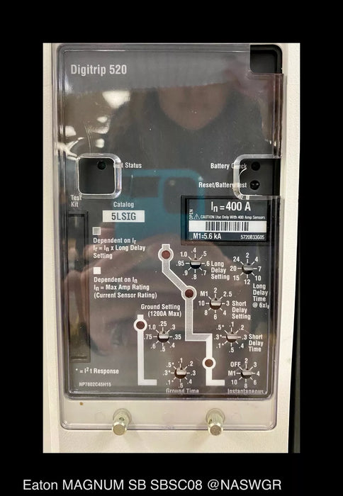 Eaton Magnum SB SBSC08 Circuit Breaker (E/O,D/O) - 400 Amp