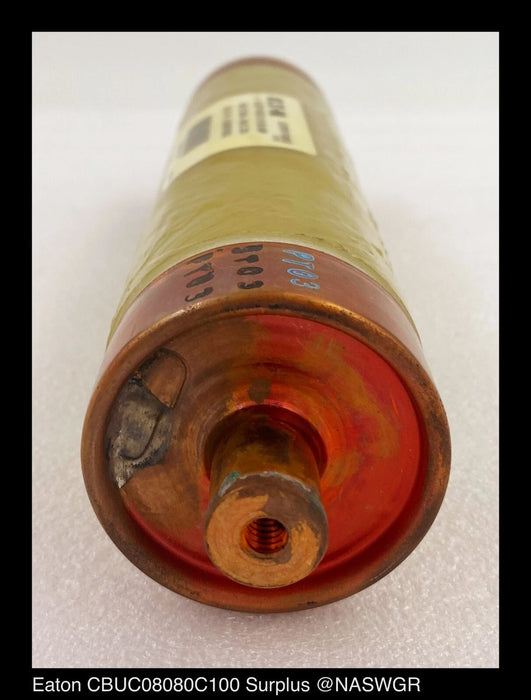 Eaton Cooper Power Series CBUC08080C100 Current Limiting Backup Fuse - Surplus