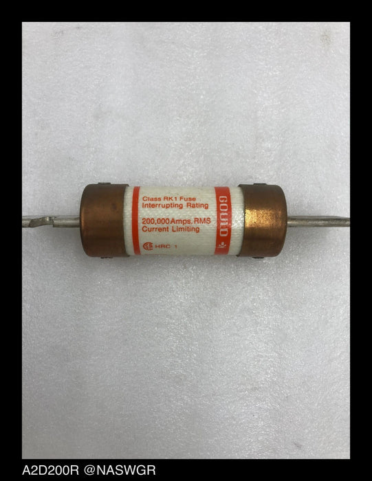Lot of 3 - Gould Shawmut A2D200R Amp-Trap Time Delay Fuse