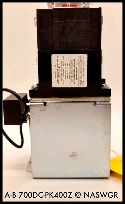 Allen-Bradley 700DC-PK400Z2 Relay - 230/250VDC Coil - 8 pole w/Diode