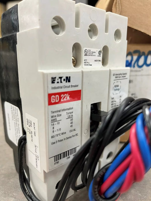 Eaton GD3030A3S1 Molded Case Circuit Breaker - 30 Amp - Unused Surplus