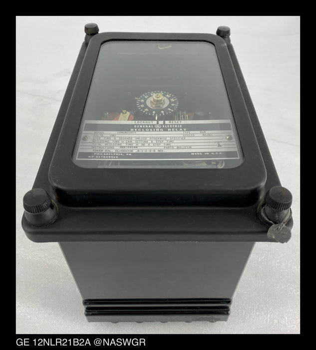 GE 12NLR21B2A Multi-Shot Reclosing Relay - 240vAC