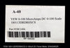 YEW 180113DRDR8XCS - 4" Vertical Panel Meter - 0-100uA, DC