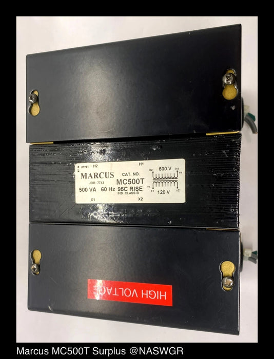 Marcus MC500T - 500VA/60Hz Class B Transformer