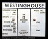 Westinghouse overcurrent relay with specifications on a white background
