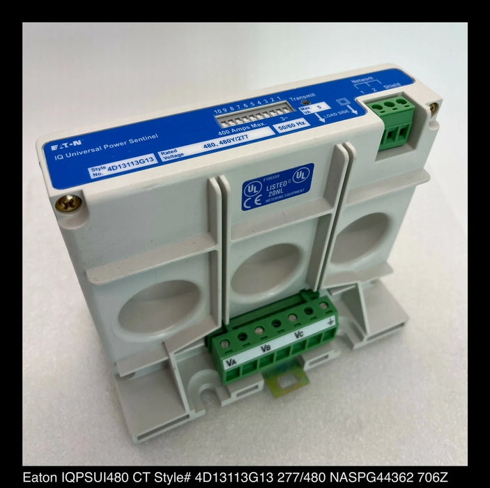 Eaton IQPSUI480 IQ Universal Power Sentinel CT Style# 4D13113G13 Unused Surplus