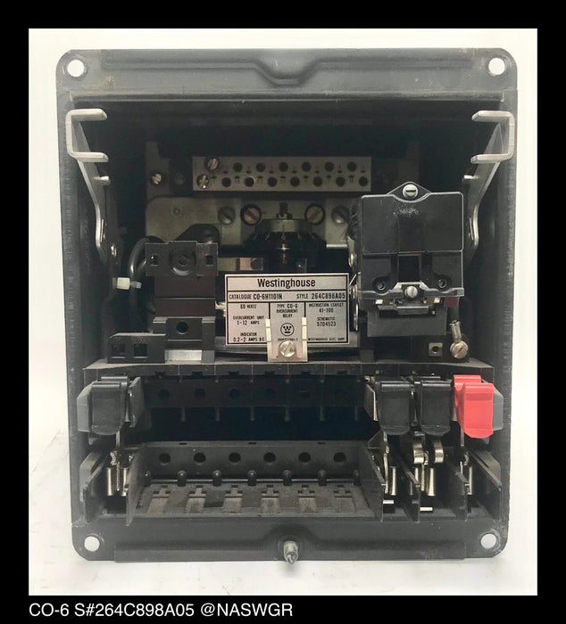 Westinghouse CO-6H1101N Overcurrent Relay - 1/12 Amp