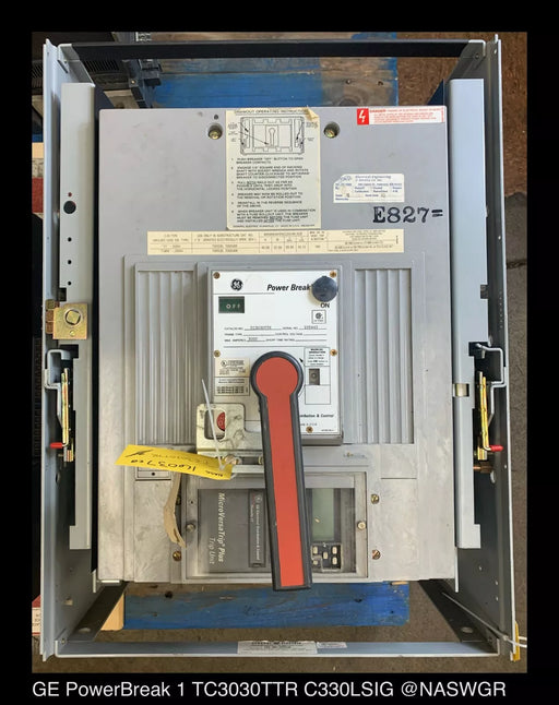 GE PowerBreak TC3030TTR Breaker (M/O,D/O) - 3000 Amp - Tested/1Yr Warranty