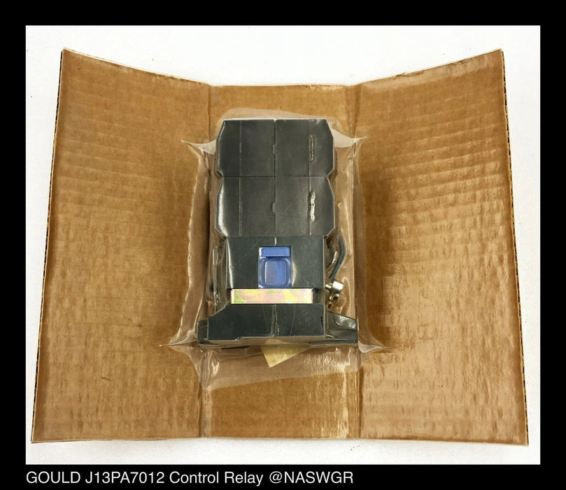Gould J13PA7012 Control Relay - 125vDC - Unused