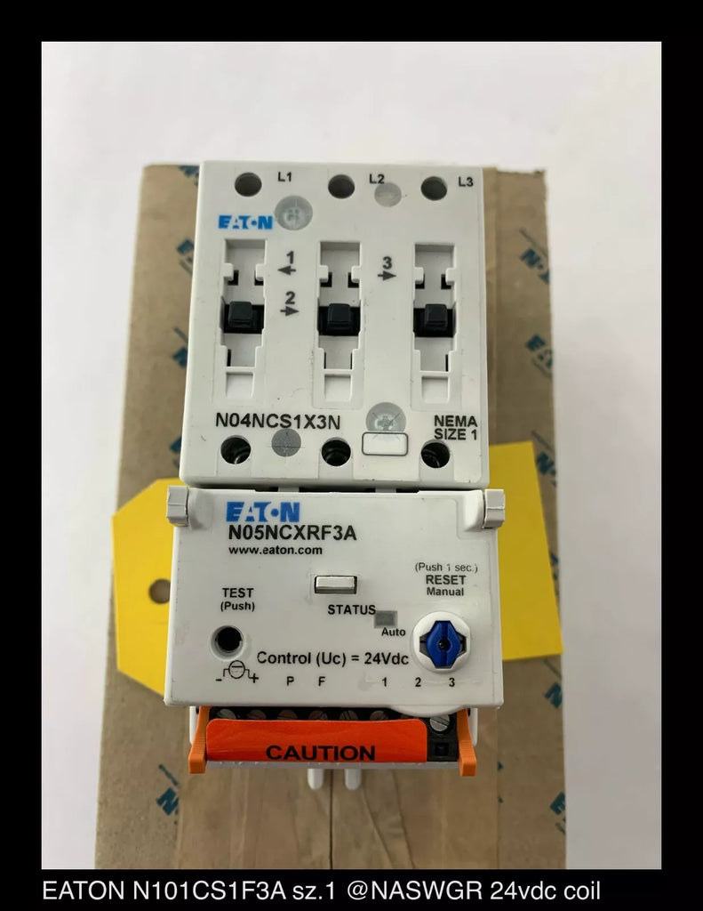 Eaton N101CS1F3A IT. Electro-Mechanical Starter - 27A/24v - Unused