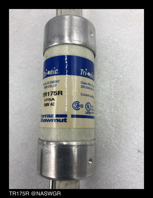 LOT OF 3 - Ferraz Shawmut Trionic Dual Element TR175R Fuse - Unused Surplus