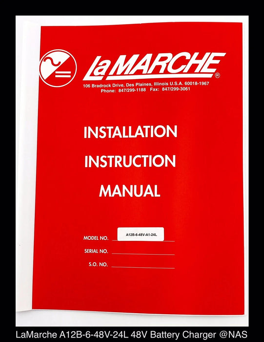 LaMarche A12B 48V Battery Charger - LaMarche A12B-6-48V-A1-24L - Surplus