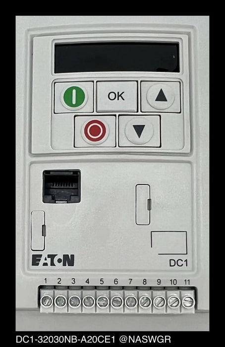 Eaton DC1-32030NB-A20CE1 ~ Eaton Power XL Variable Frequency Drive ~ Surplus