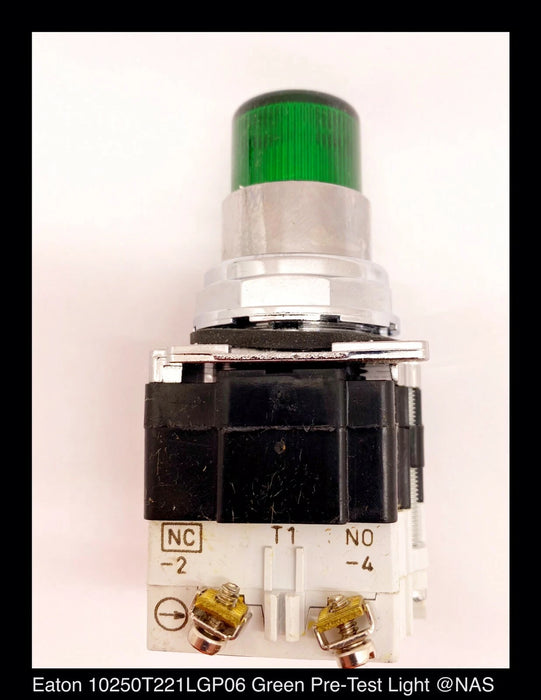 Eaton 10250TT221LGP06 Pre-Test Indicating Light 120Volt - New Surplus