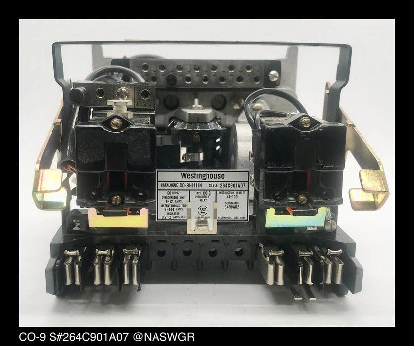Westinghouse CO-9H1111N Overcurrent Relay - 1/12 Amp