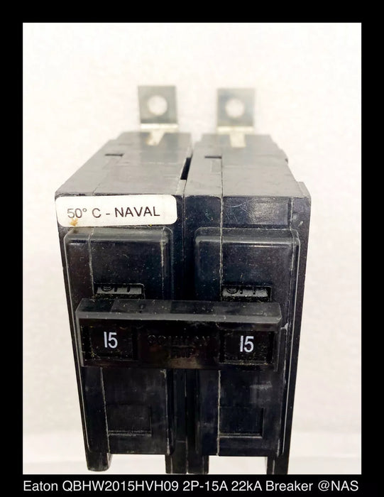 Eaton QBHW2015VH09 Molded Case Circuit Breaker - 15 Amp - Unused Surplus