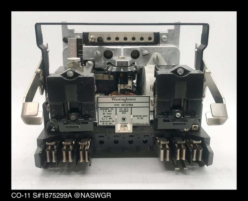 Westinghouse CO-11, 1875299A Overcurrent Relay - 2/6 Amp