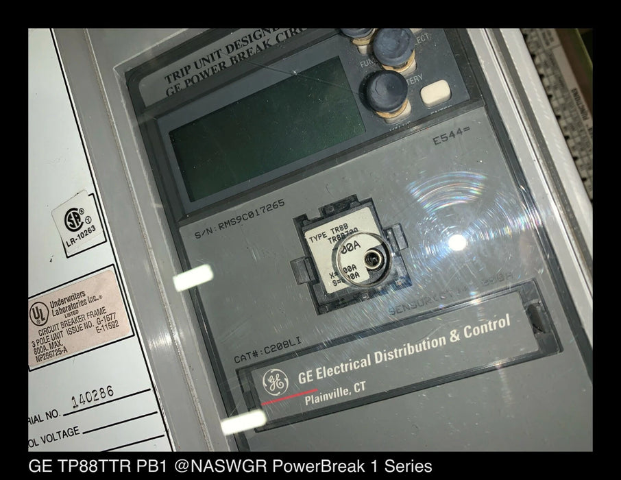 GE TP88TTR PowerBreak Circuit Breaker
