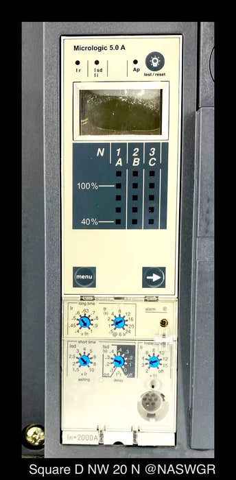 Square D MasterPact NW20N Circuit Breaker - 2000 Amp