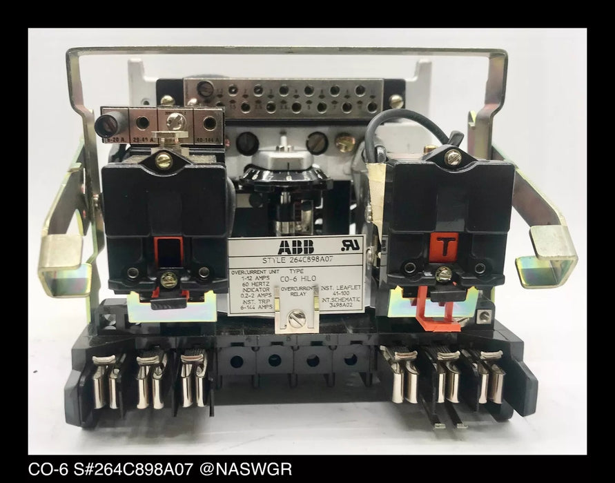 ABB CO-6, 264C898A07 Overcurrent Relay- 1/12 Amp