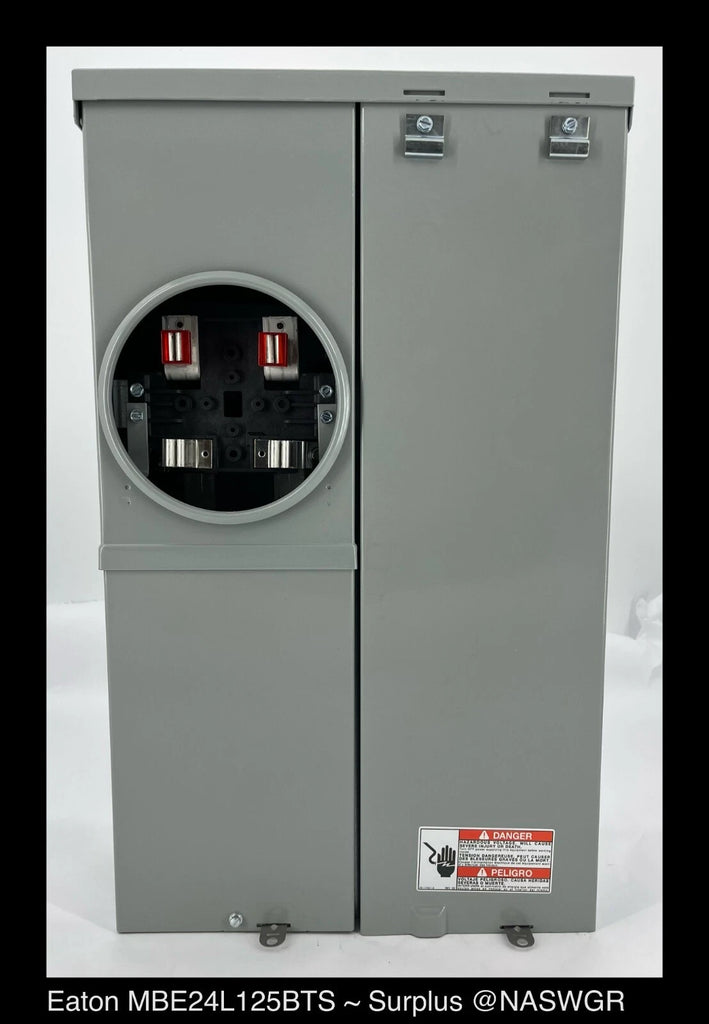 Eaton MBE24L125BTS Meter Breaker EUSERC Type BR 125 A, 120/240V