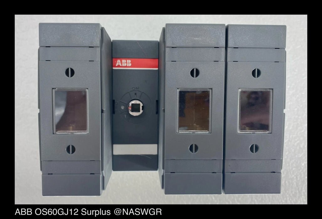 ABB Open Disconnects, OS60 Series Item# OS60GJ12 - Disconnect Switch