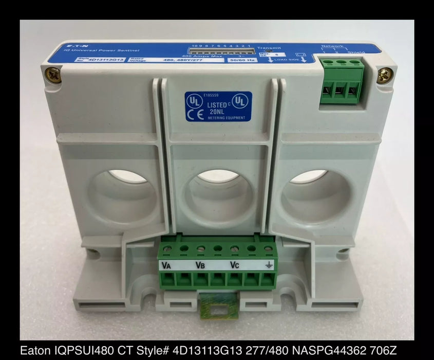 Eaton IQPSUI480 IQ Universal Power Sentinel CT Style# 4D13113G13 Unused Surplus