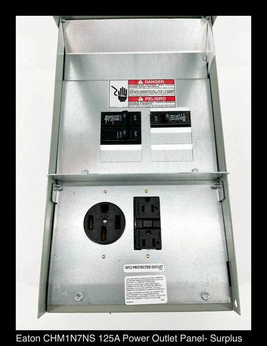 Eaton 125A Power Outlet Meter Panel Surface Mount Ring Type Socket CHM1N7NS