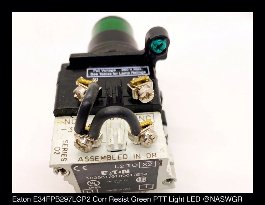 Eaton E34FPB297LGP2A - Corrosion Resistant Pre-Test Indicating LT - Surplus