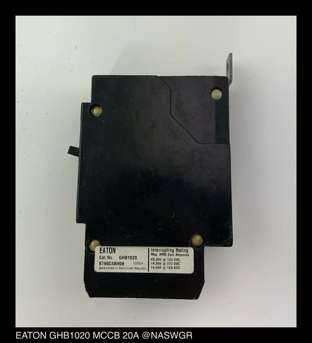 Eaton GHB1020 Molded Case Circuit Breaker - 20 Amp - Unused Surplus