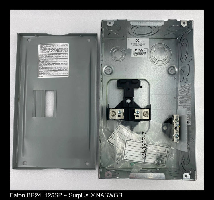 Eaton BR24L125SP BR Main Lug Load-Center 125A, 120/240V - Unused