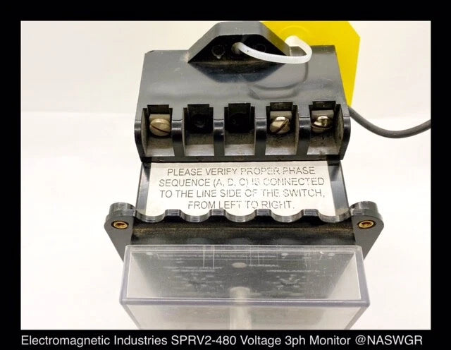 Electromagnetic Industries, LLC EI-SPVR2-480 Voltage Monitor
