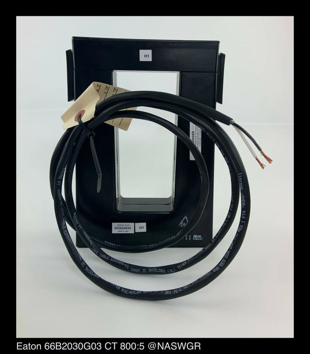 Eaton M080-801 Split Core Current Sensor - 800:5 - Unused Surplus